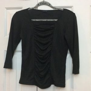 🇺🇸CALZA Shimmery Black top M